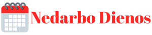 nedarbodienos logo