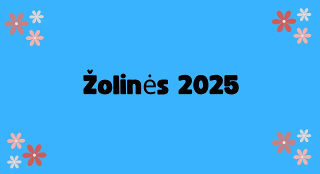 kada yra žolinės 2025